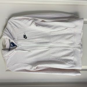 Nike - confetti speckled full zip hooded sweatshirt - size XS